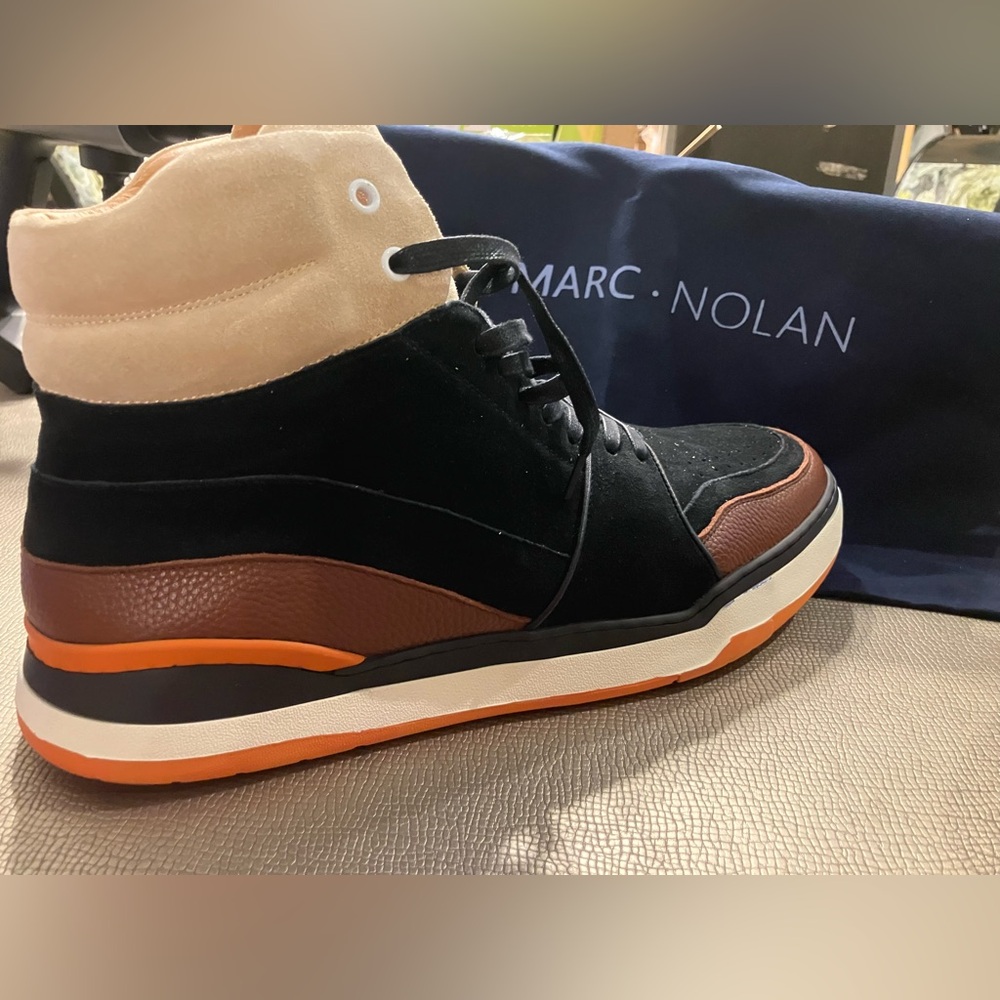 Brand NEW Marc Nolan high top dress sneaker.Runs D/Med size 15 fits like 13.5/14